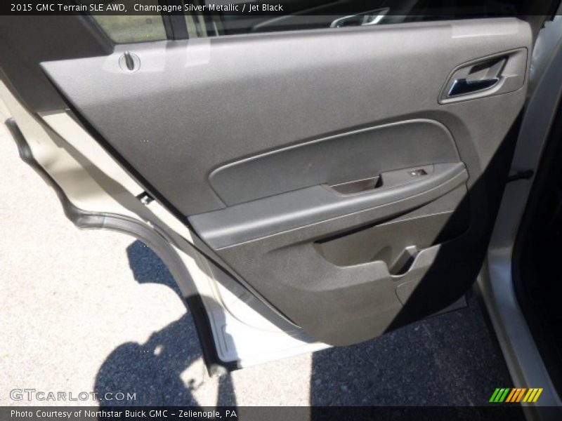 Champagne Silver Metallic / Jet Black 2015 GMC Terrain SLE AWD
