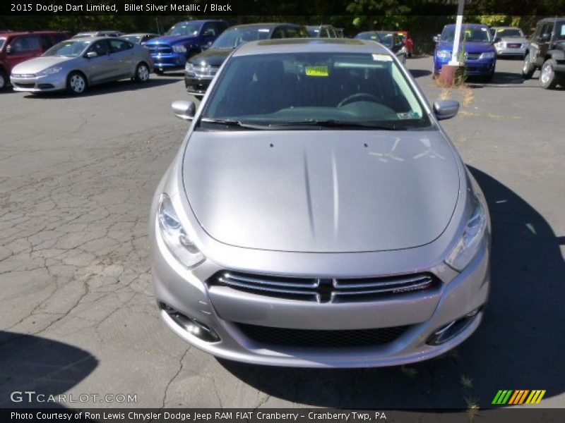 Billet Silver Metallic / Black 2015 Dodge Dart Limited