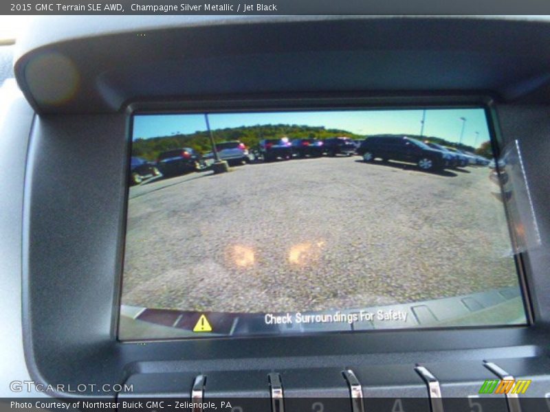 Champagne Silver Metallic / Jet Black 2015 GMC Terrain SLE AWD