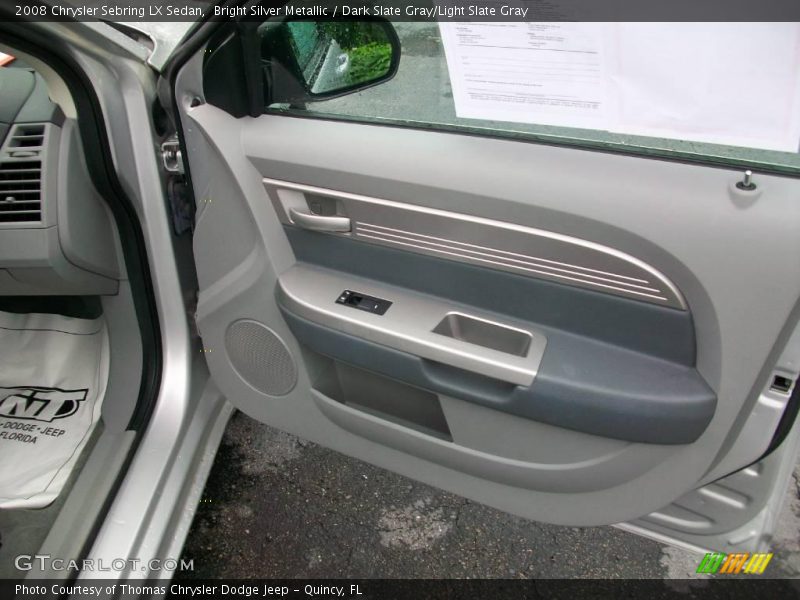 Bright Silver Metallic / Dark Slate Gray/Light Slate Gray 2008 Chrysler Sebring LX Sedan