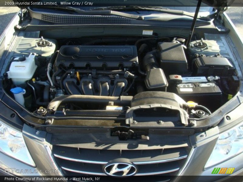 Willow Gray / Gray 2009 Hyundai Sonata Limited