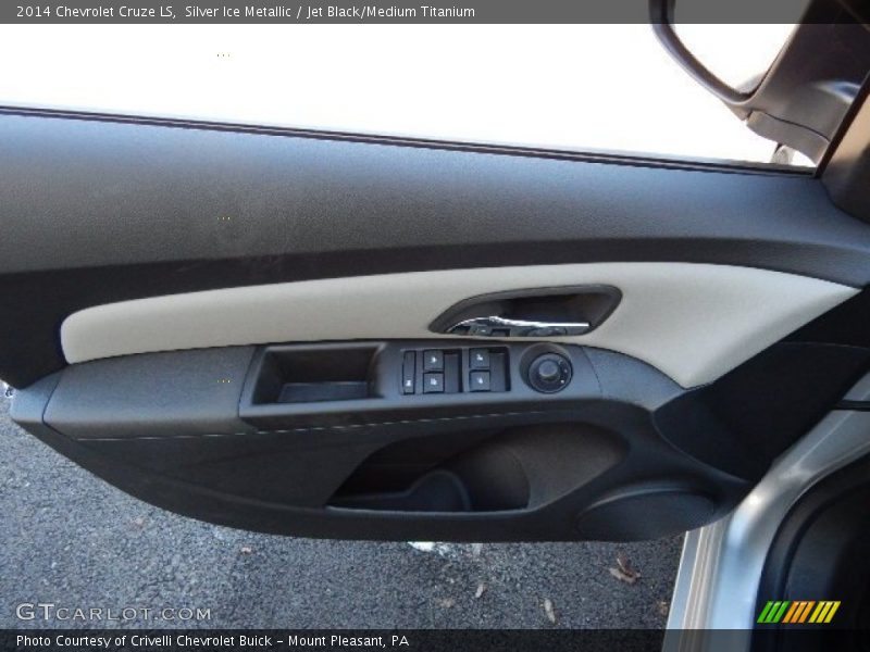 Silver Ice Metallic / Jet Black/Medium Titanium 2014 Chevrolet Cruze LS