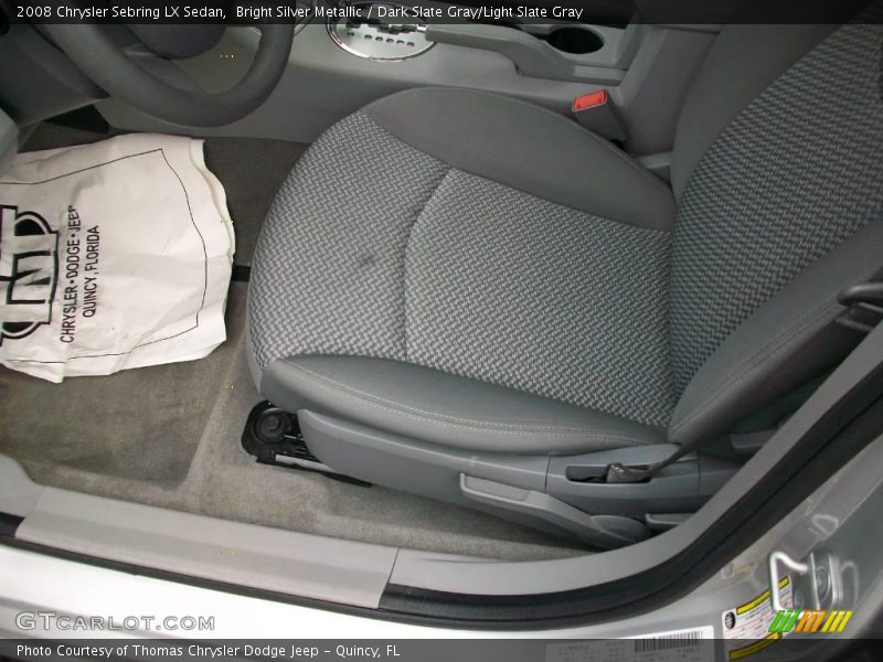 Bright Silver Metallic / Dark Slate Gray/Light Slate Gray 2008 Chrysler Sebring LX Sedan