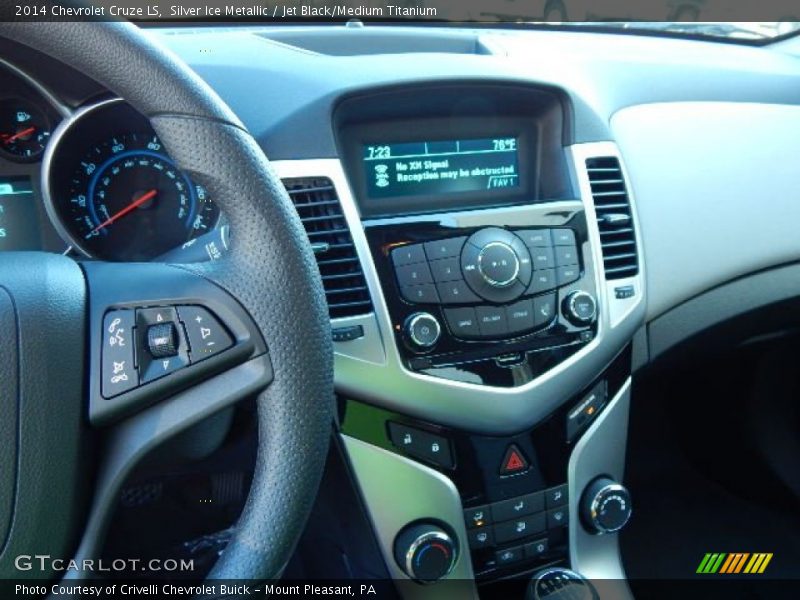 Silver Ice Metallic / Jet Black/Medium Titanium 2014 Chevrolet Cruze LS
