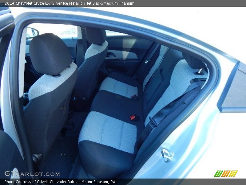 Silver Ice Metallic / Jet Black/Medium Titanium 2014 Chevrolet Cruze LS