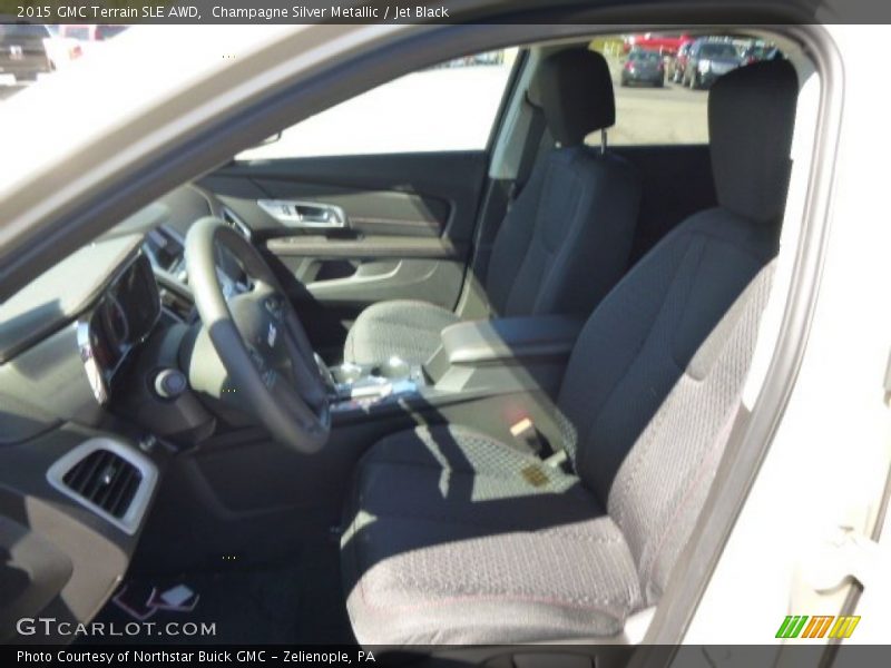 Champagne Silver Metallic / Jet Black 2015 GMC Terrain SLE AWD