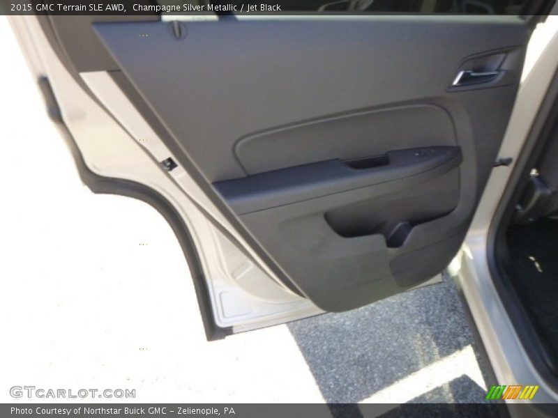 Champagne Silver Metallic / Jet Black 2015 GMC Terrain SLE AWD