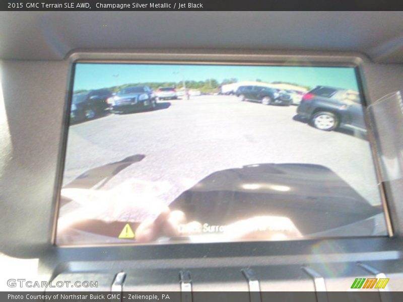 Champagne Silver Metallic / Jet Black 2015 GMC Terrain SLE AWD
