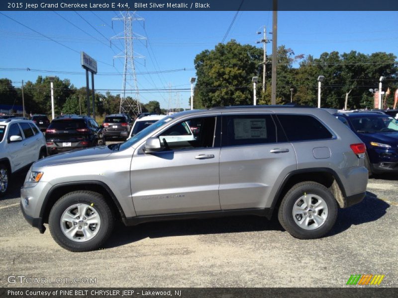 Billet Silver Metallic / Black 2015 Jeep Grand Cherokee Laredo E 4x4