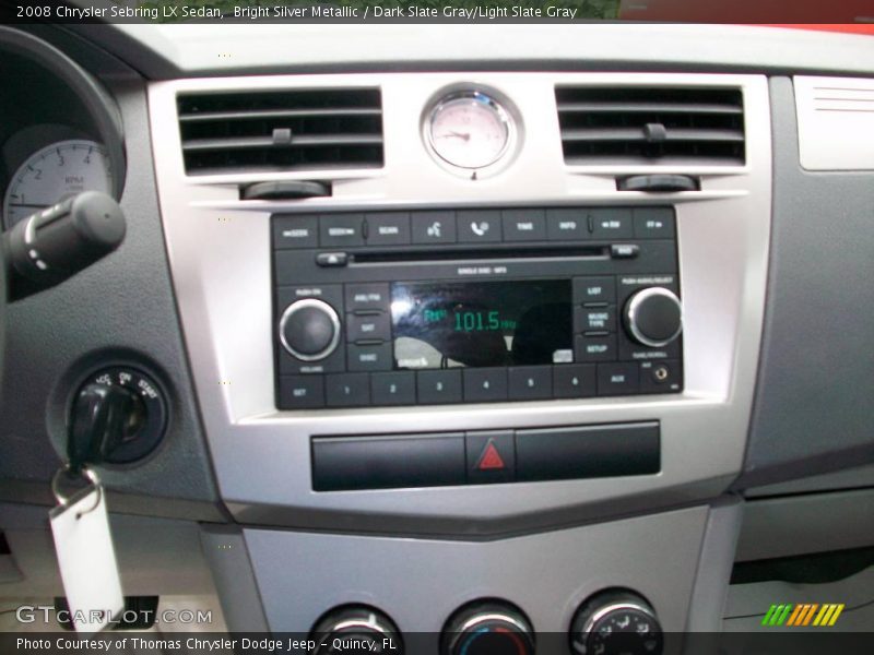 Bright Silver Metallic / Dark Slate Gray/Light Slate Gray 2008 Chrysler Sebring LX Sedan
