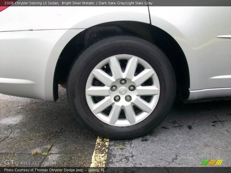 Bright Silver Metallic / Dark Slate Gray/Light Slate Gray 2008 Chrysler Sebring LX Sedan