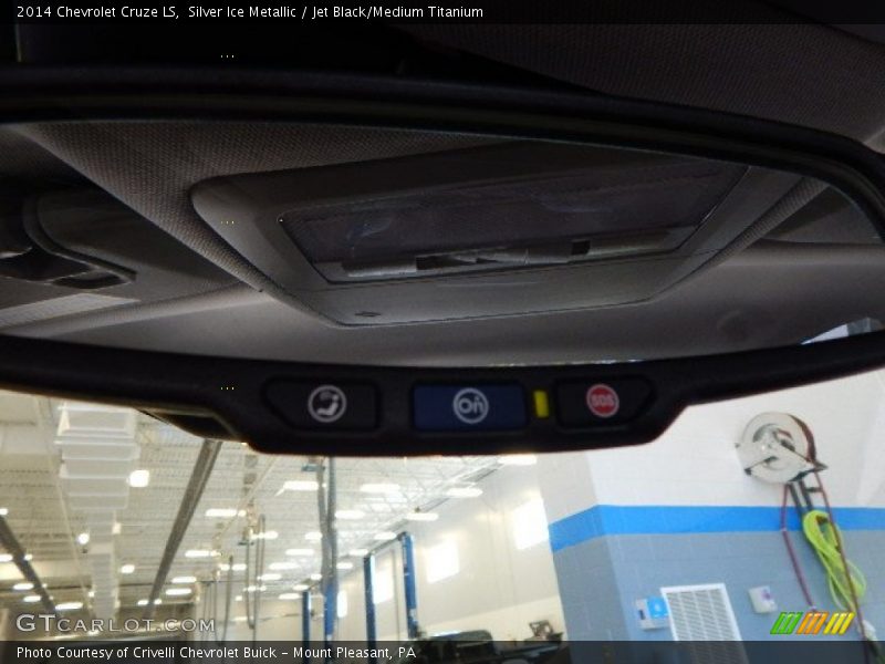 Silver Ice Metallic / Jet Black/Medium Titanium 2014 Chevrolet Cruze LS