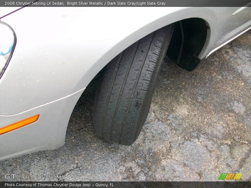 Bright Silver Metallic / Dark Slate Gray/Light Slate Gray 2008 Chrysler Sebring LX Sedan