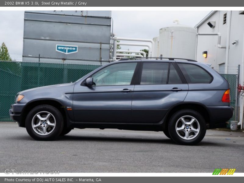 Steel Grey Metallic / Grey 2002 BMW X5 3.0i