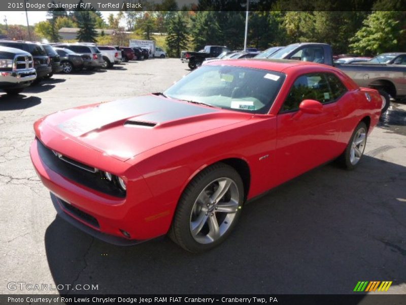 TorRed / Black 2015 Dodge Challenger R/T