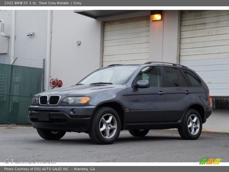 Steel Grey Metallic / Grey 2002 BMW X5 3.0i