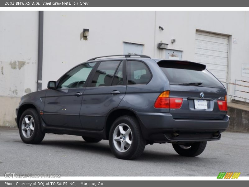 Steel Grey Metallic / Grey 2002 BMW X5 3.0i