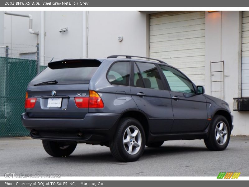 Steel Grey Metallic / Grey 2002 BMW X5 3.0i