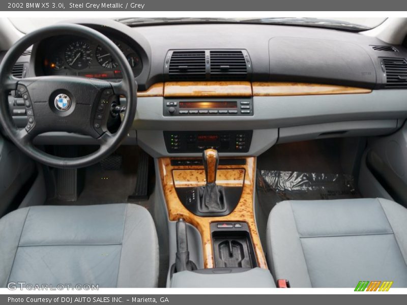 Steel Grey Metallic / Grey 2002 BMW X5 3.0i