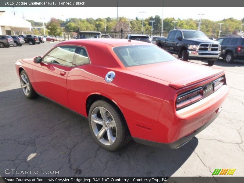 TorRed / Black 2015 Dodge Challenger R/T