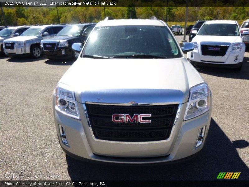 Champagne Silver Metallic / Jet Black 2015 GMC Terrain SLE