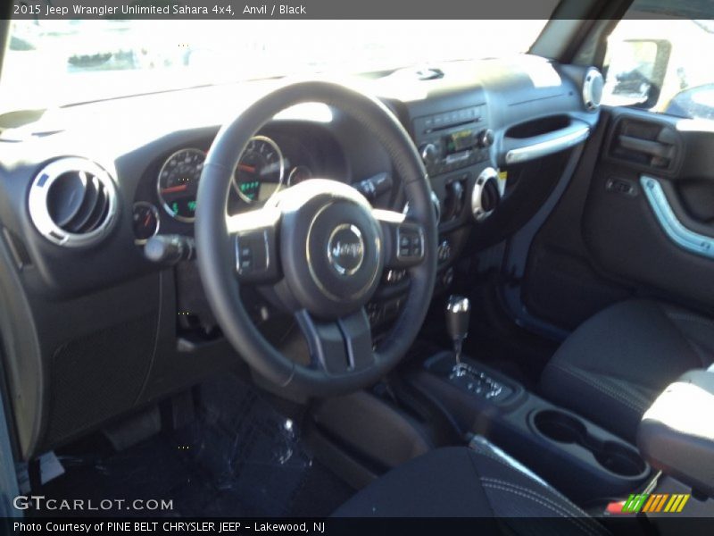 Anvil / Black 2015 Jeep Wrangler Unlimited Sahara 4x4