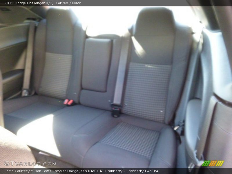 Rear Seat of 2015 Challenger R/T