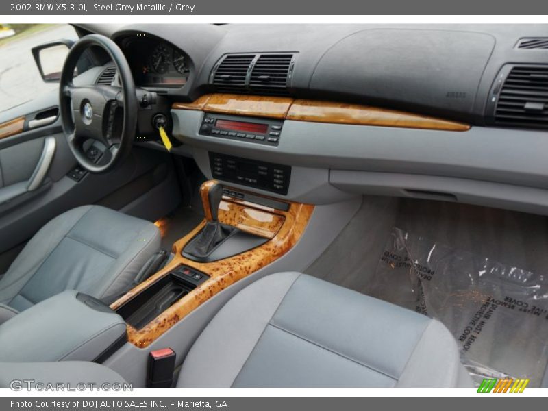 Steel Grey Metallic / Grey 2002 BMW X5 3.0i