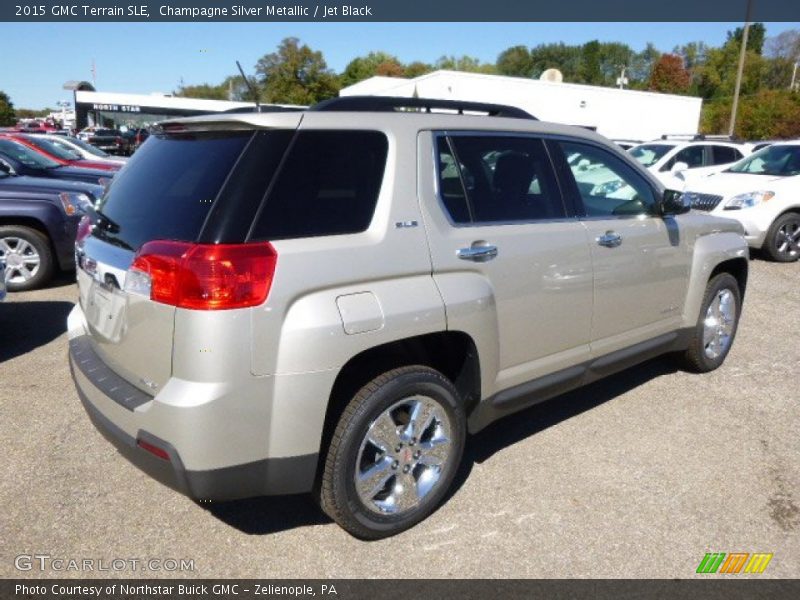 Champagne Silver Metallic / Jet Black 2015 GMC Terrain SLE