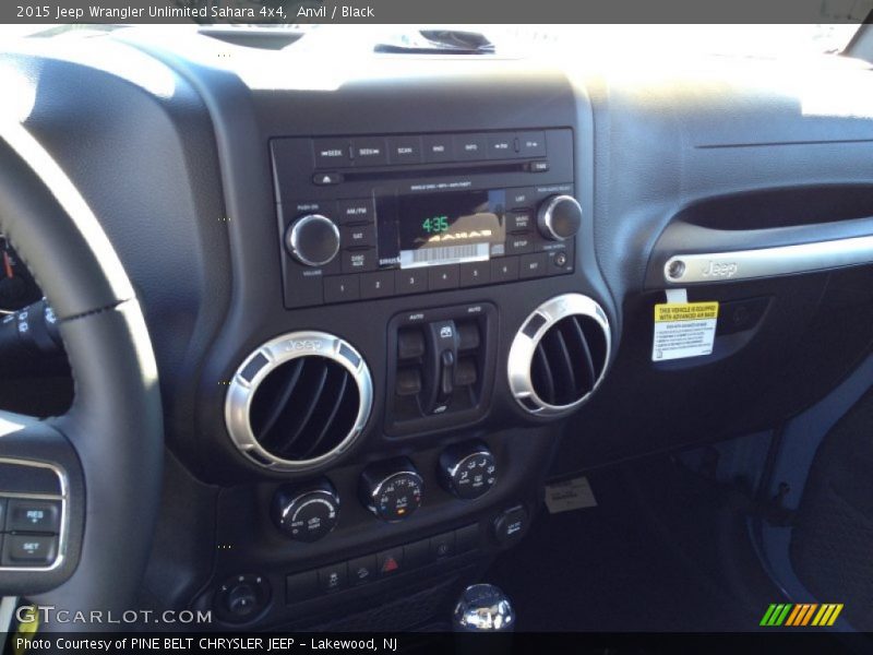 Anvil / Black 2015 Jeep Wrangler Unlimited Sahara 4x4