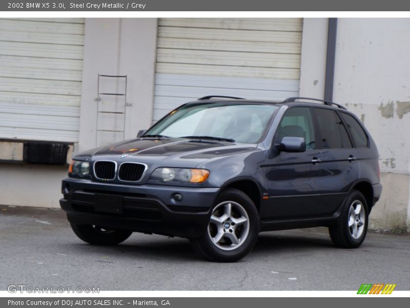 Steel Grey Metallic / Grey 2002 BMW X5 3.0i
