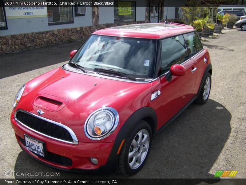 Chili Red / Carbon Black/Black 2007 Mini Cooper S Hardtop