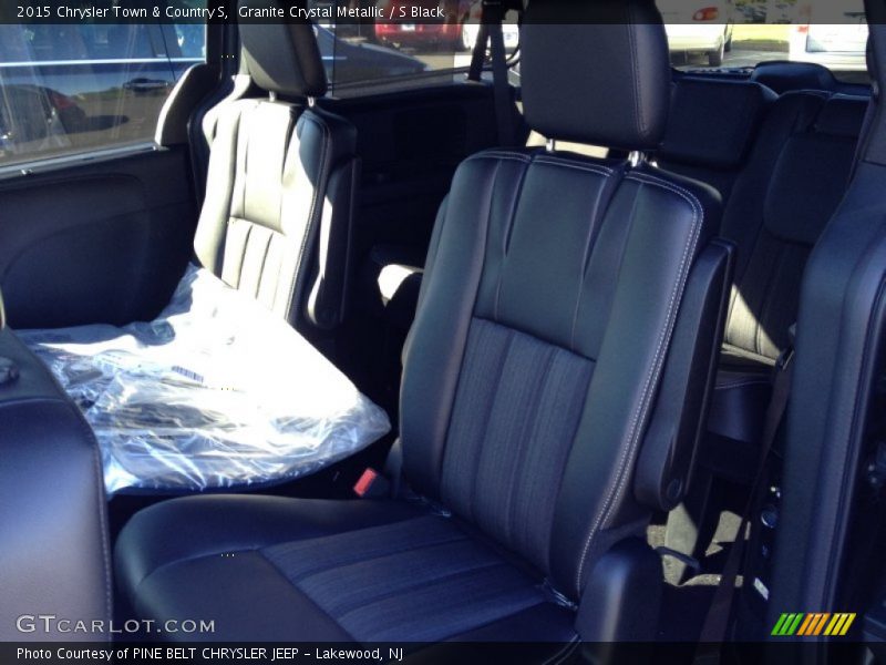 Rear Seat of 2015 Town & Country S
