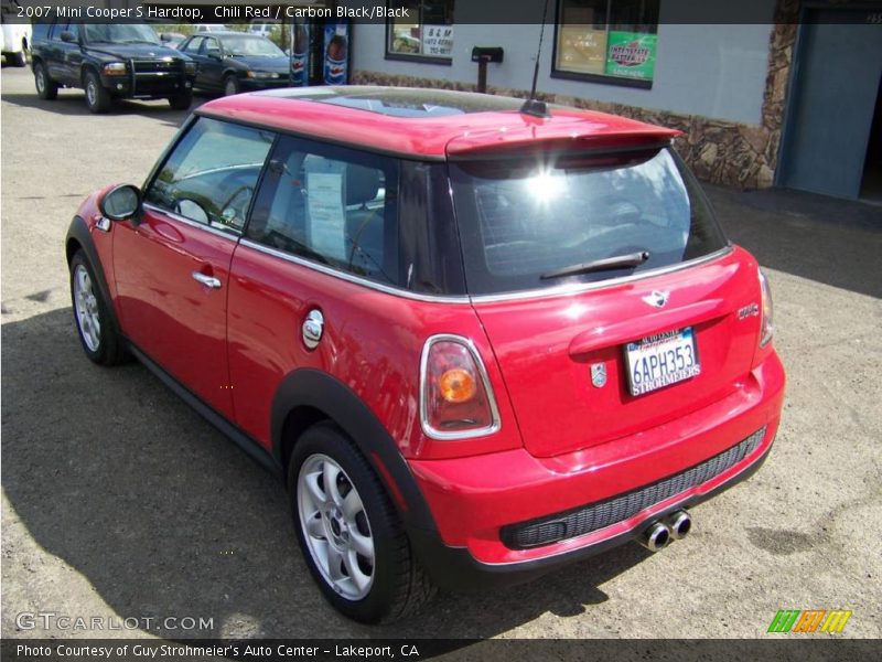 Chili Red / Carbon Black/Black 2007 Mini Cooper S Hardtop