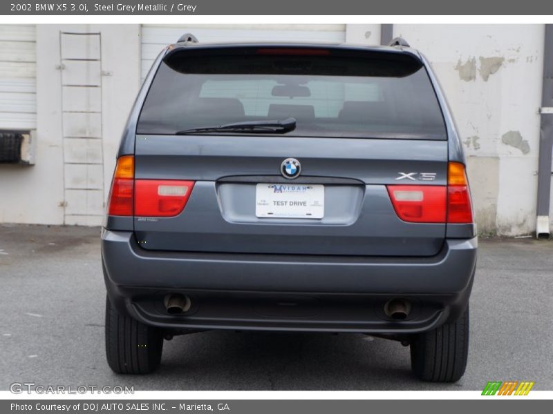 Steel Grey Metallic / Grey 2002 BMW X5 3.0i