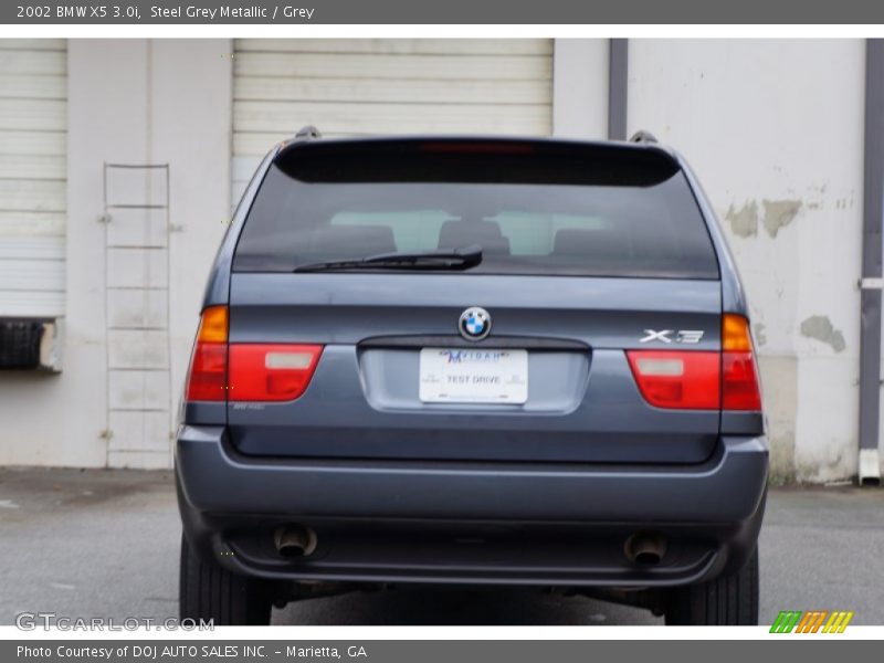 Steel Grey Metallic / Grey 2002 BMW X5 3.0i