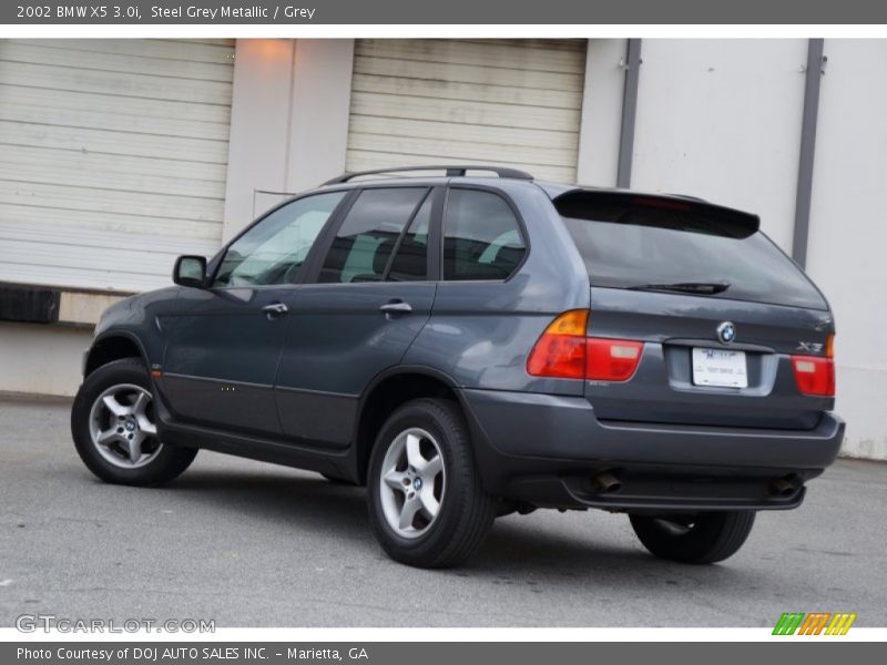 Steel Grey Metallic / Grey 2002 BMW X5 3.0i