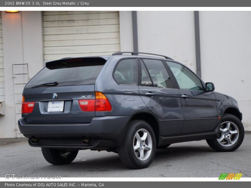 Steel Grey Metallic / Grey 2002 BMW X5 3.0i