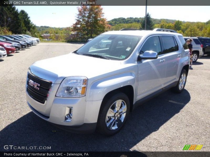 Quicksilver Metallic / Jet Black 2015 GMC Terrain SLE AWD