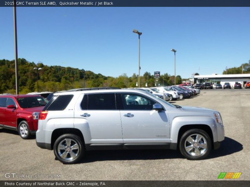Quicksilver Metallic / Jet Black 2015 GMC Terrain SLE AWD