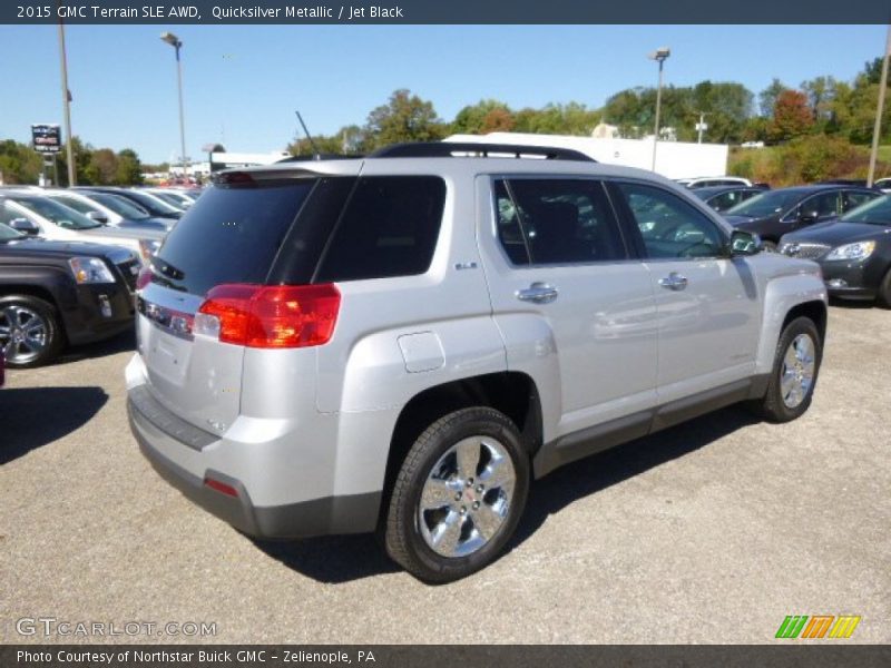 Quicksilver Metallic / Jet Black 2015 GMC Terrain SLE AWD