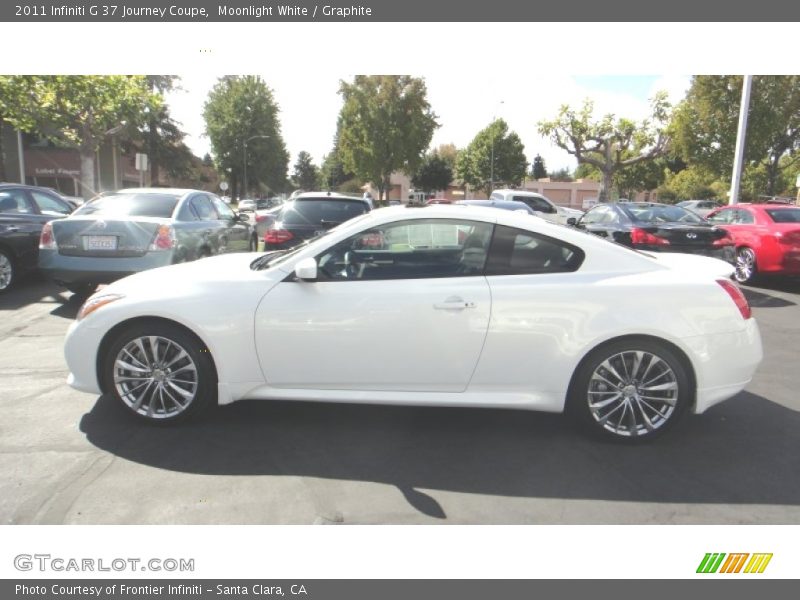 Moonlight White / Graphite 2011 Infiniti G 37 Journey Coupe