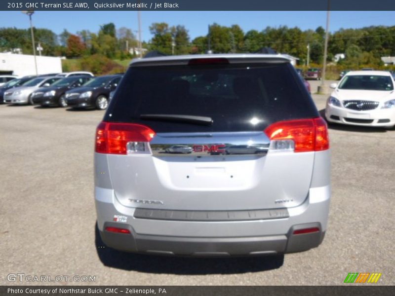 Quicksilver Metallic / Jet Black 2015 GMC Terrain SLE AWD