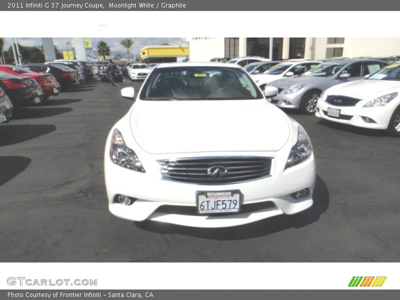Moonlight White / Graphite 2011 Infiniti G 37 Journey Coupe