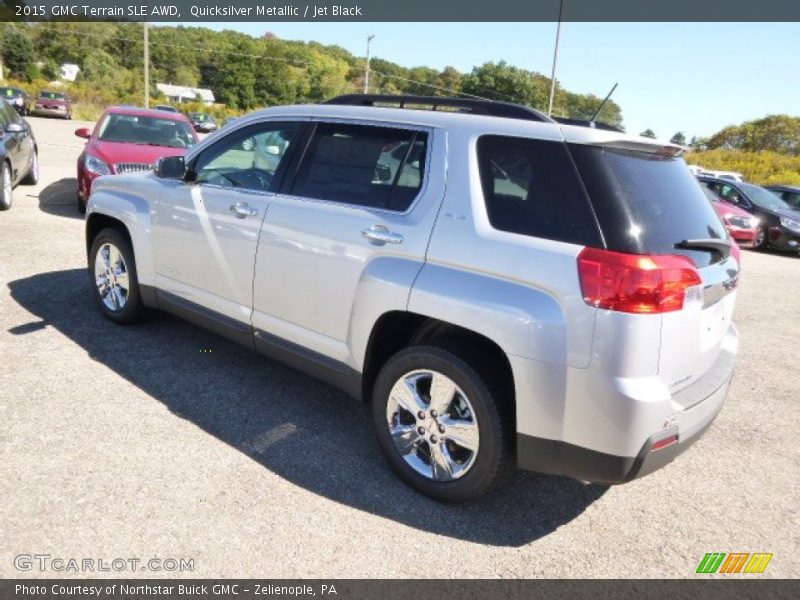 Quicksilver Metallic / Jet Black 2015 GMC Terrain SLE AWD