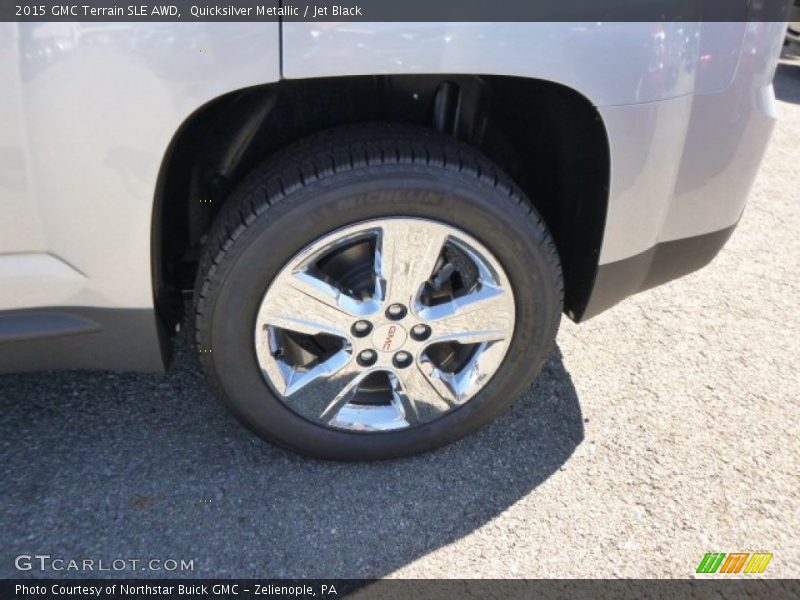 Quicksilver Metallic / Jet Black 2015 GMC Terrain SLE AWD