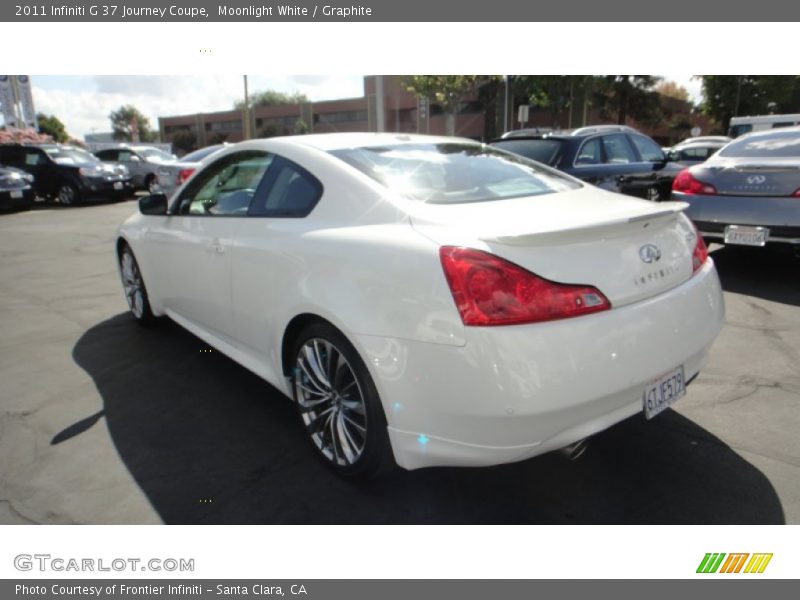 Moonlight White / Graphite 2011 Infiniti G 37 Journey Coupe