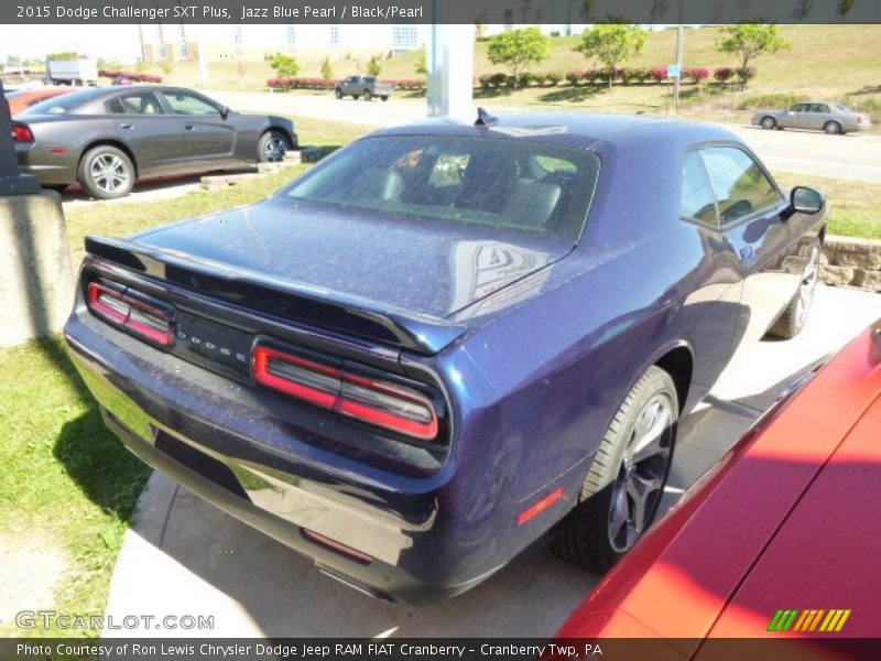 Jazz Blue Pearl / Black/Pearl 2015 Dodge Challenger SXT Plus