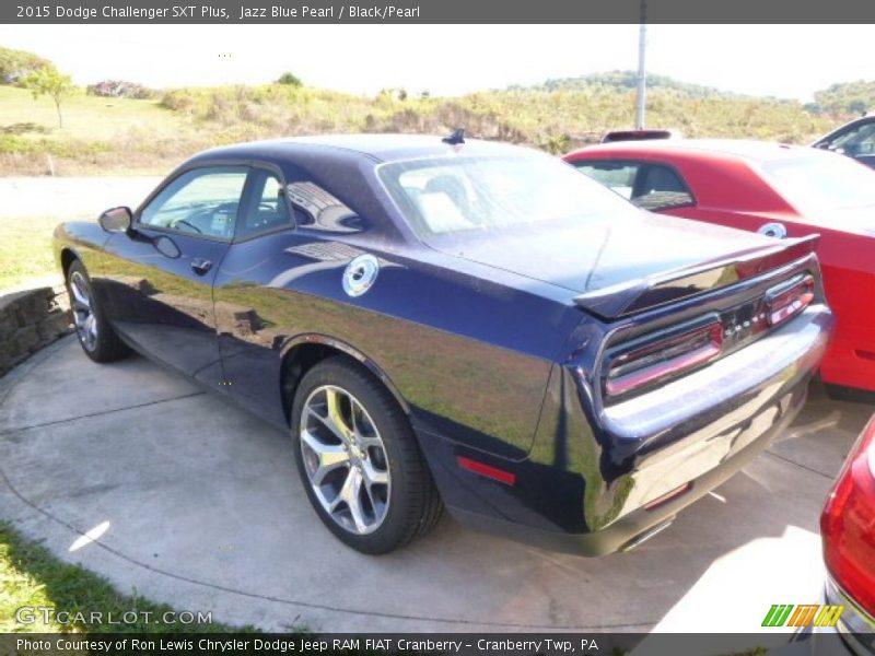 Jazz Blue Pearl / Black/Pearl 2015 Dodge Challenger SXT Plus