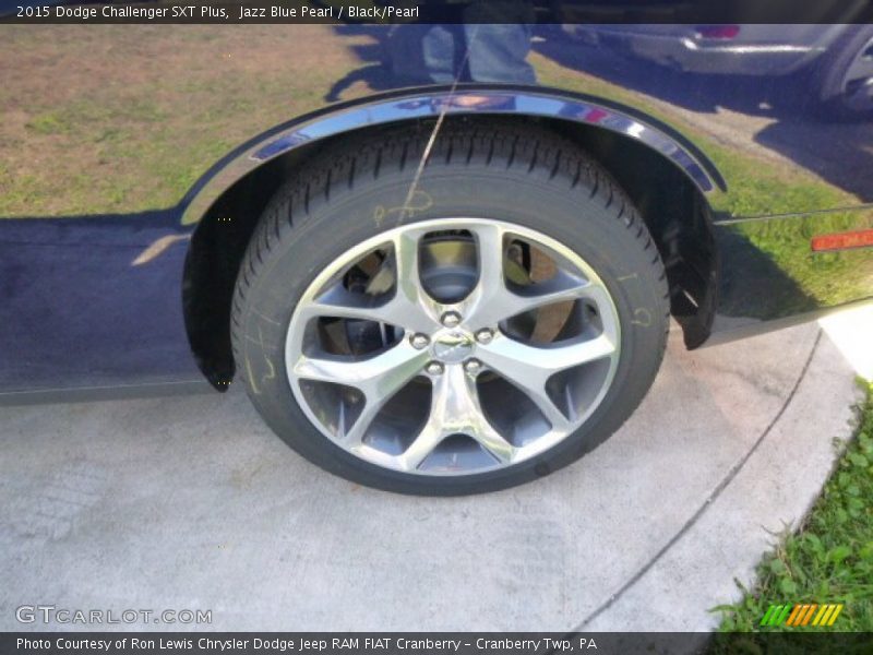 Jazz Blue Pearl / Black/Pearl 2015 Dodge Challenger SXT Plus
